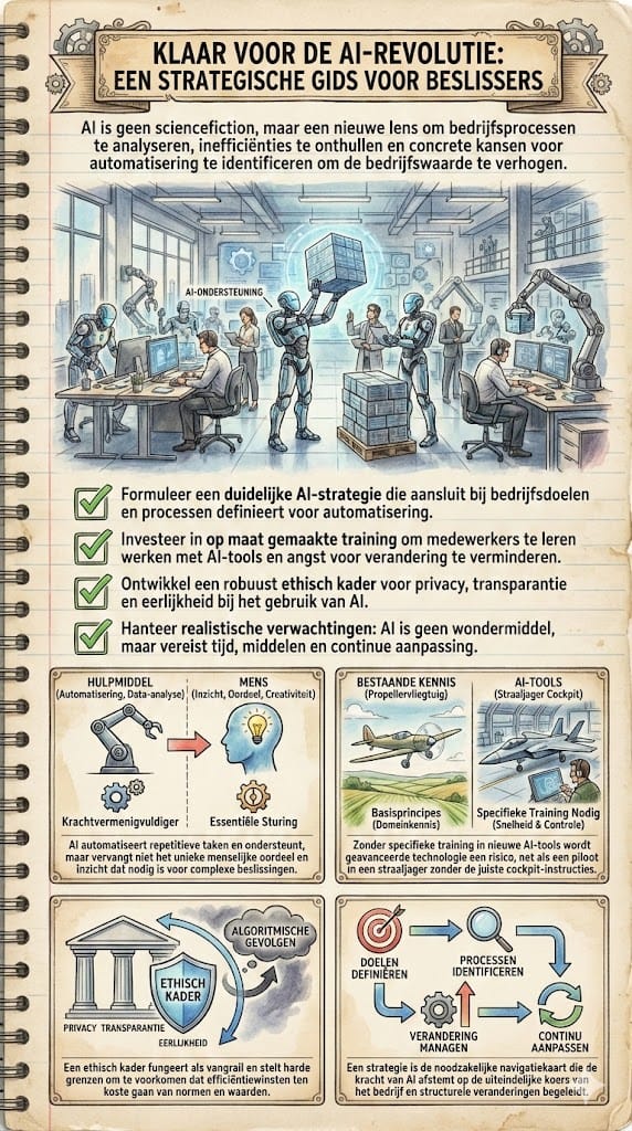 infographic: ai revolutie gids voor beslissers
