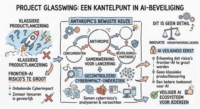 project glass wing - kantelpunt in beveiliging van AI - infographic
