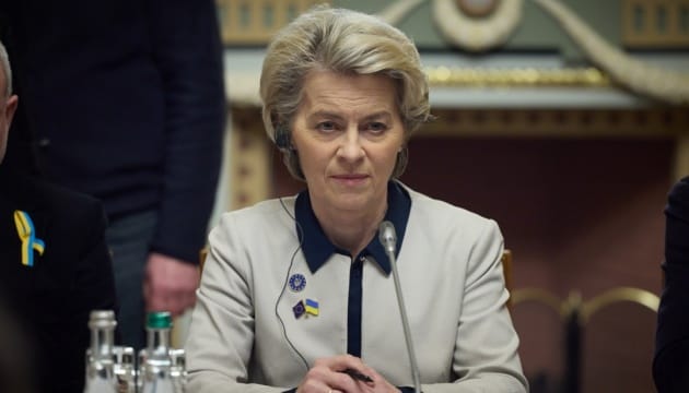 Von der Leyen kündigt neue Verteidigungshilfe für die Ukraine bis Ostern an