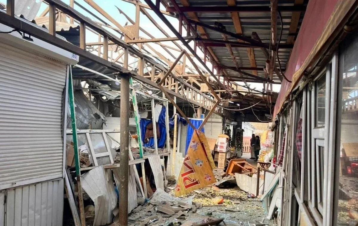 Drohnenangriff auf Markt in Nikopol: Fünf Tote, darunter drei Frauen