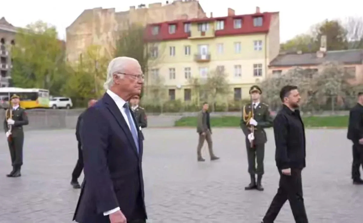 Erstmals seit 2008: Schwedens König Karl XVI. Gustaf besucht die Ukraine