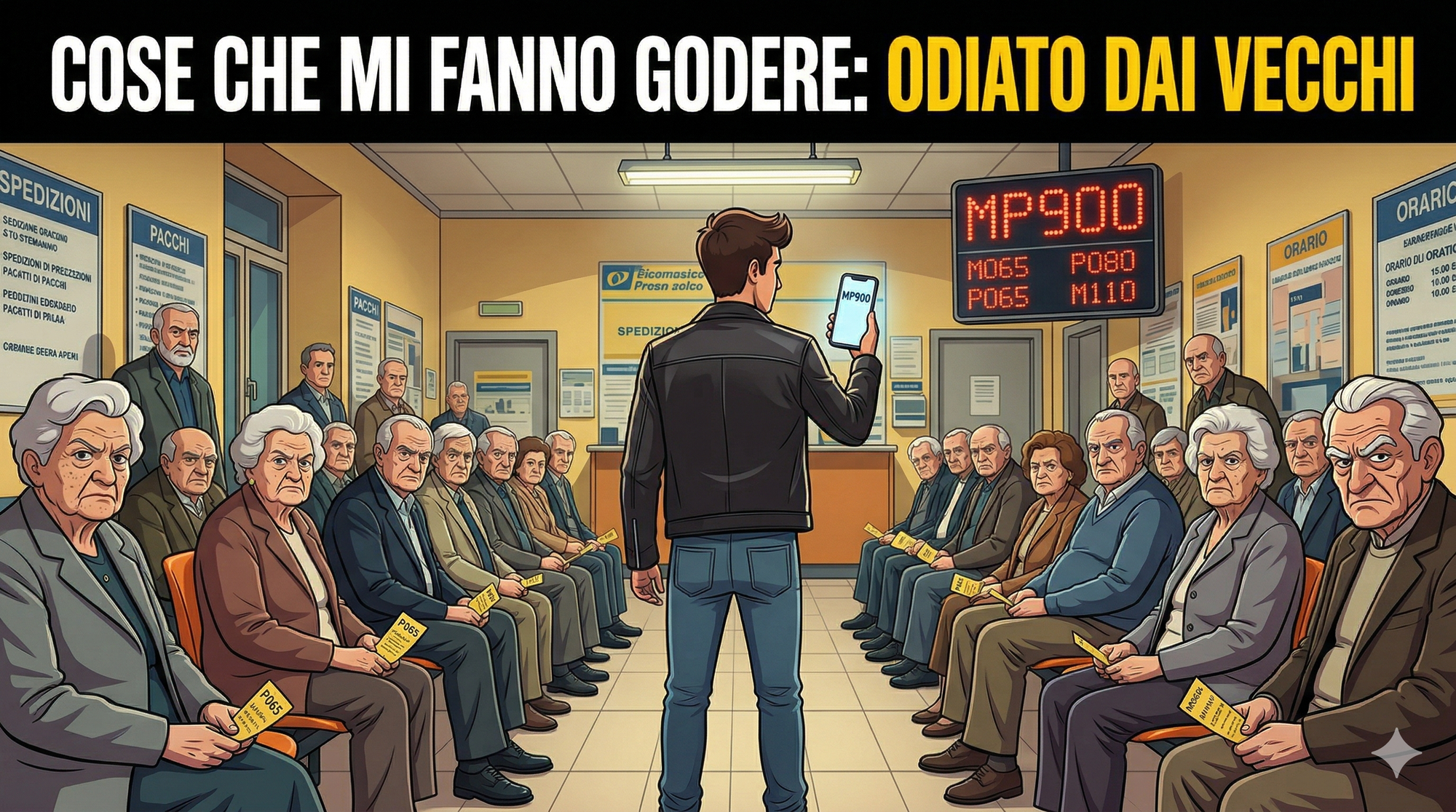 Cose che mi fanno godere: Odiato dai vecchi