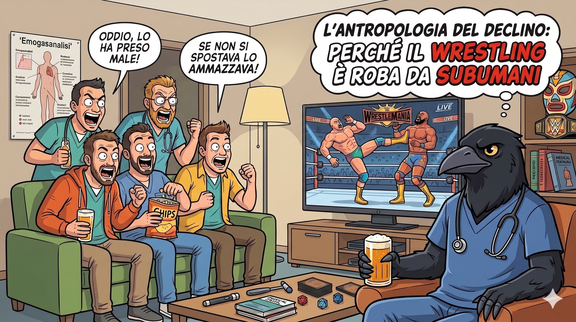 L'Antropologia del Declino: Perché il Wrestling è Roba da Subumani