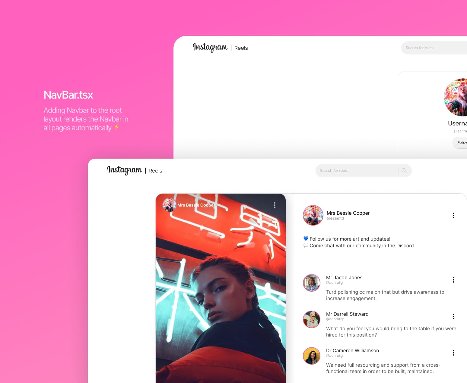 Building Instagram Reels with NextJS 13, Pocketbase and Tailwind CSS