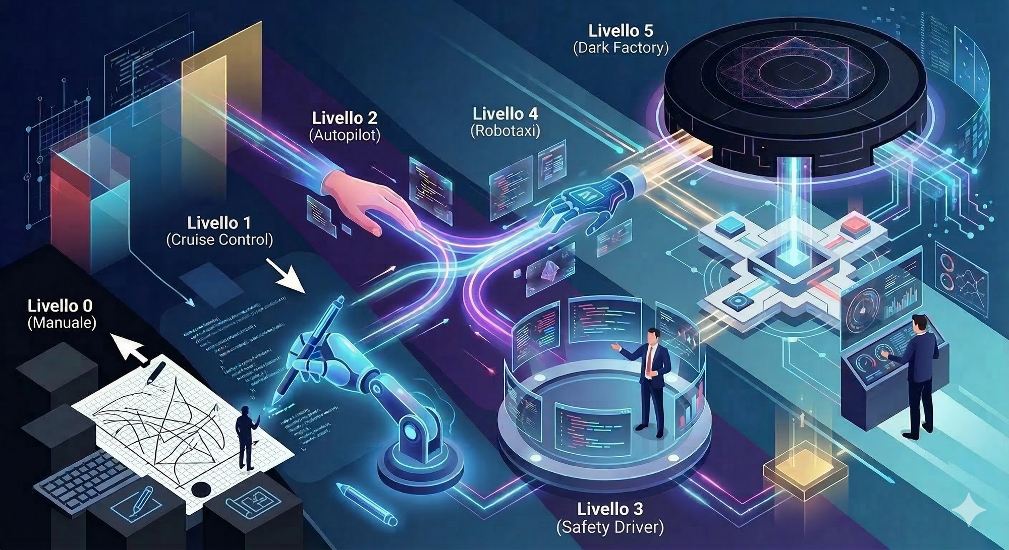 L’Evoluzione del Codice: Dai Primi Passi dell’Automazione alla "Fabbrica Oscura"