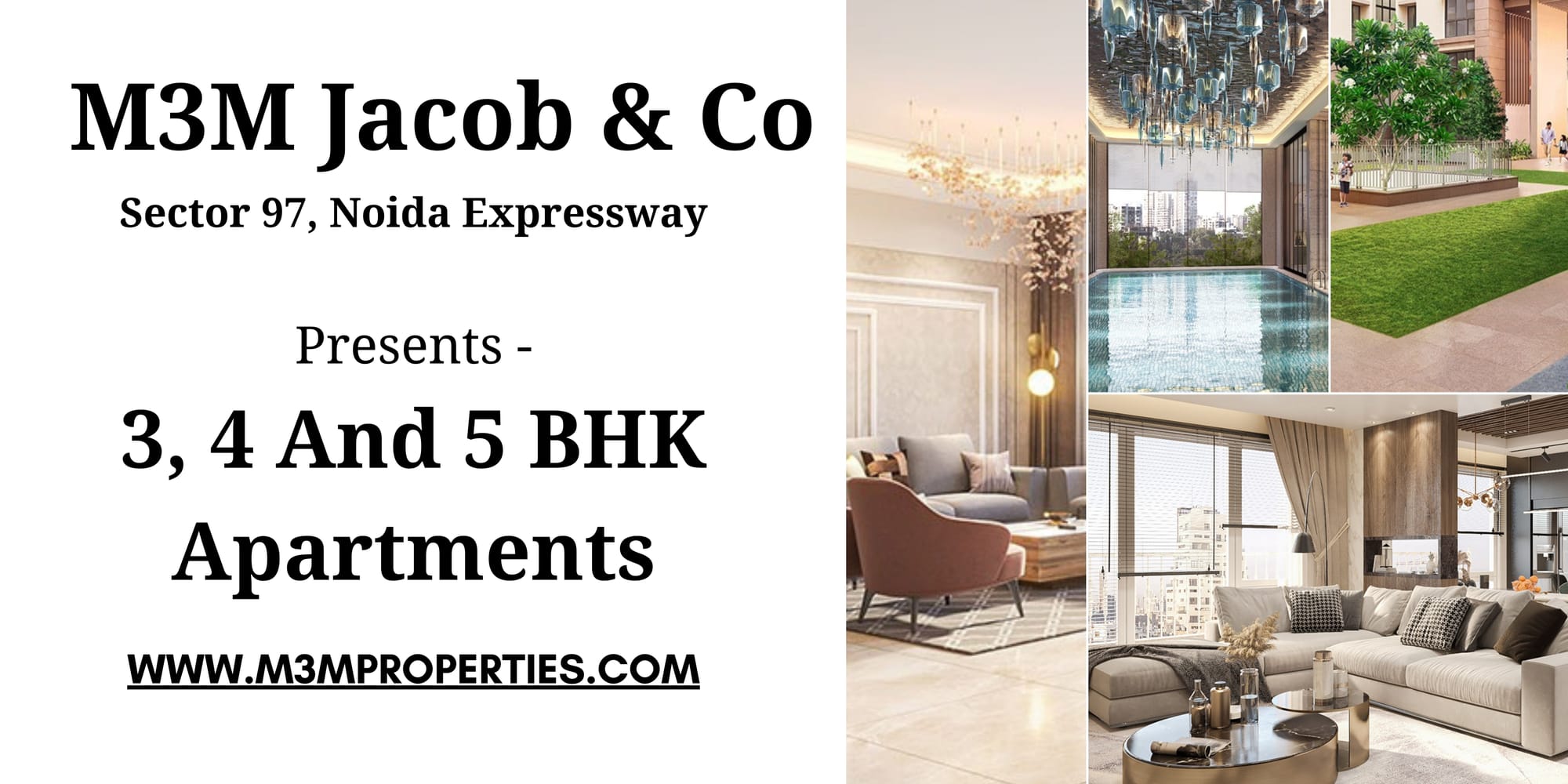 Experience Iconic Living at M3M Jacob And Co Sector 97 Noida Expressway