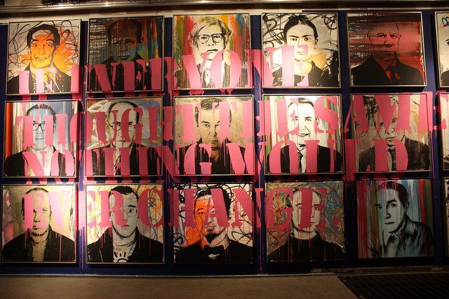 The Icons by Mr. Brainwash. Photo by Betty Tsang