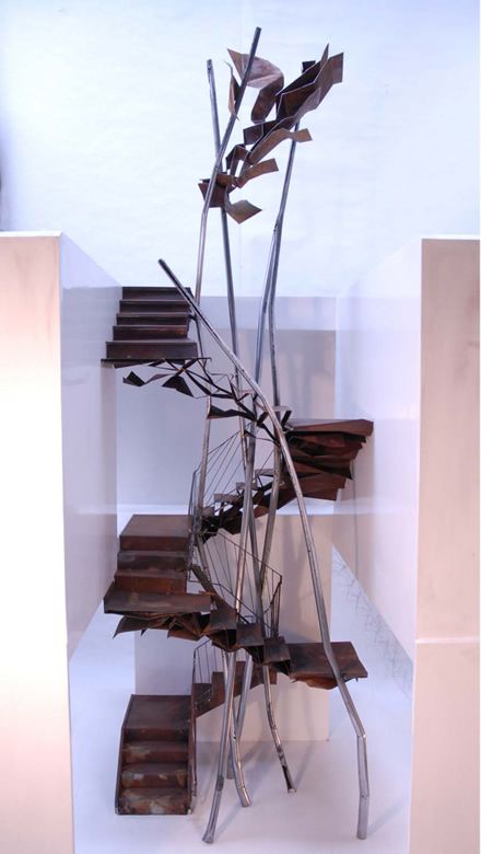 Maquette for 3-storey case