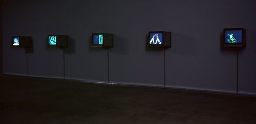 Oliver Herring Little Dances Install 5 screens Web
