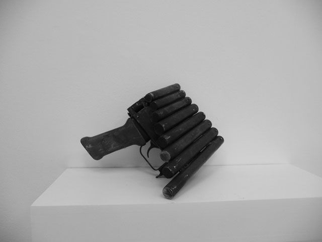 Pedro Reyes. Disarm Pan Pipes 2013. Metal Pedro Reyes_Disarm_Pan Pipes