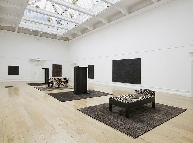 Installation View, Rashid Johnson: Shelter at the South London Gallery, 2012. Image courtesy of the artist, South London Gallery and Hauser & Wirth. Photo: Andy Keate Rashid Johnson_Shelter (installation view)