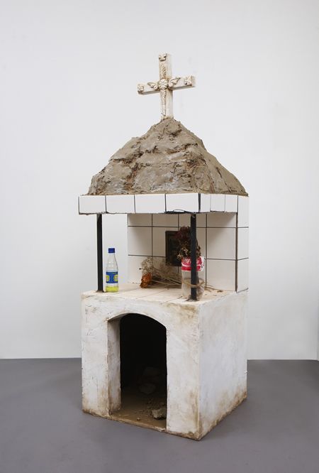Ximena Garrido-Lecca. The Dead II 2010, Mixed Media. 167 x 61 x 55 cm. Courtesy of the Max Wigram Gallery