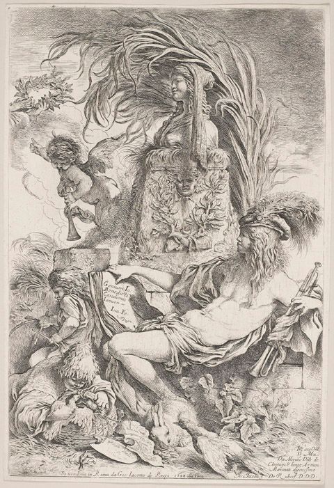 The Genius of Castiliogne, 1648. Royal Collection Trust/© Her Majesty Queen Elizabeth II 2013 The Genius of Castiliogne