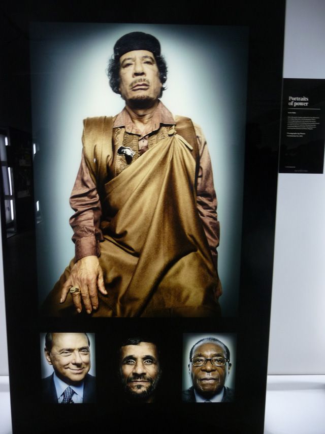 Muammar Qaddaffi by Platon