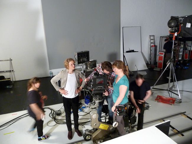 The production team with Director Tom Turner