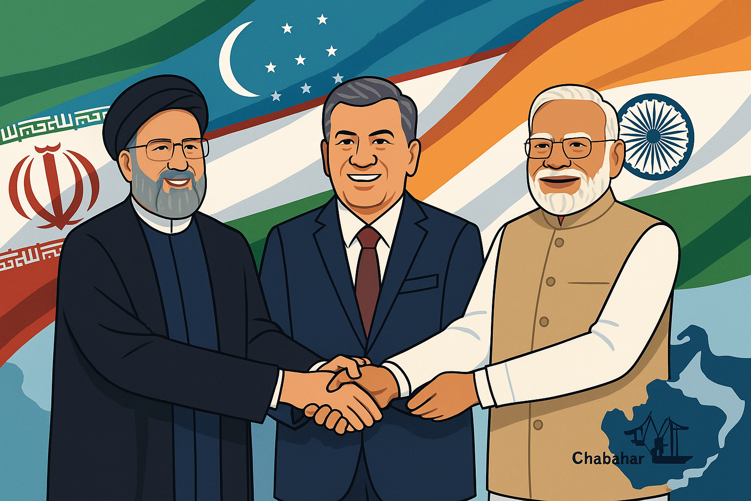Chabahar,  comment l’Iran, l’Inde et l’Ouzbékistan redessinent les routes commerciales d’Eurasie