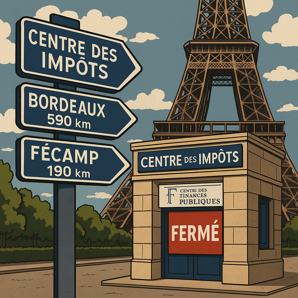 Quand le centre des impôts de Paris se cache… à Fécamp