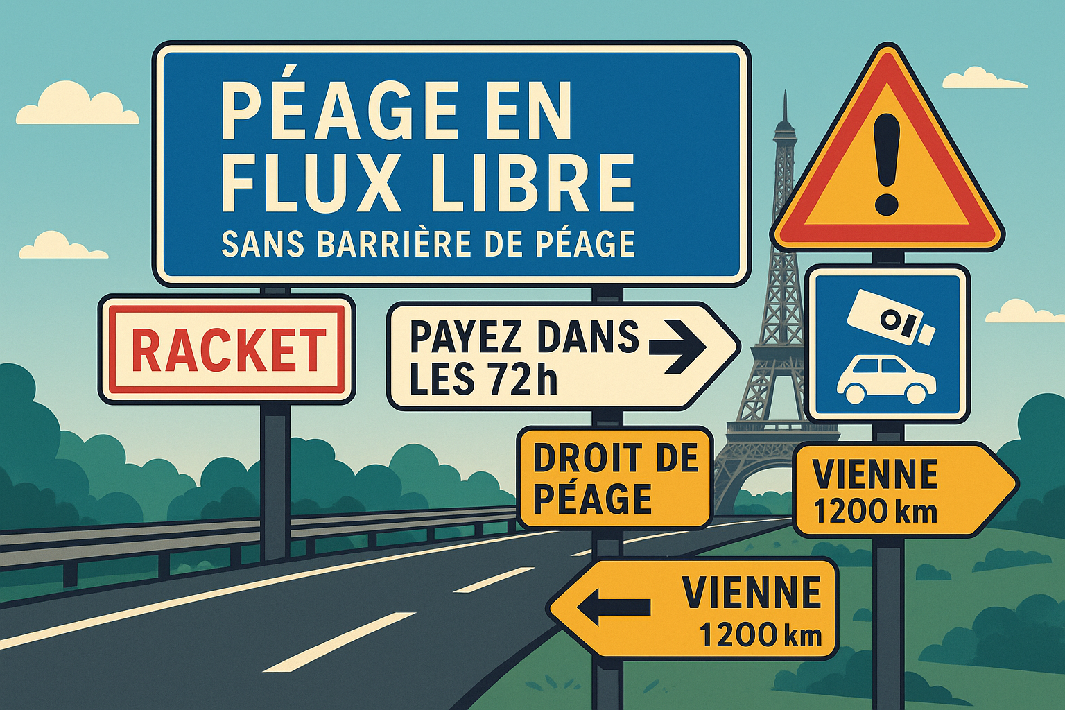 Péages en flux libre : la modernité au service d’un racket déguisé