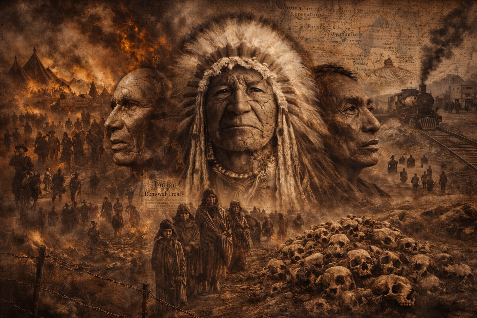 Une nation bâtie sur le sang PREMIÈRE PARTIE : le génocide des Amérindiens