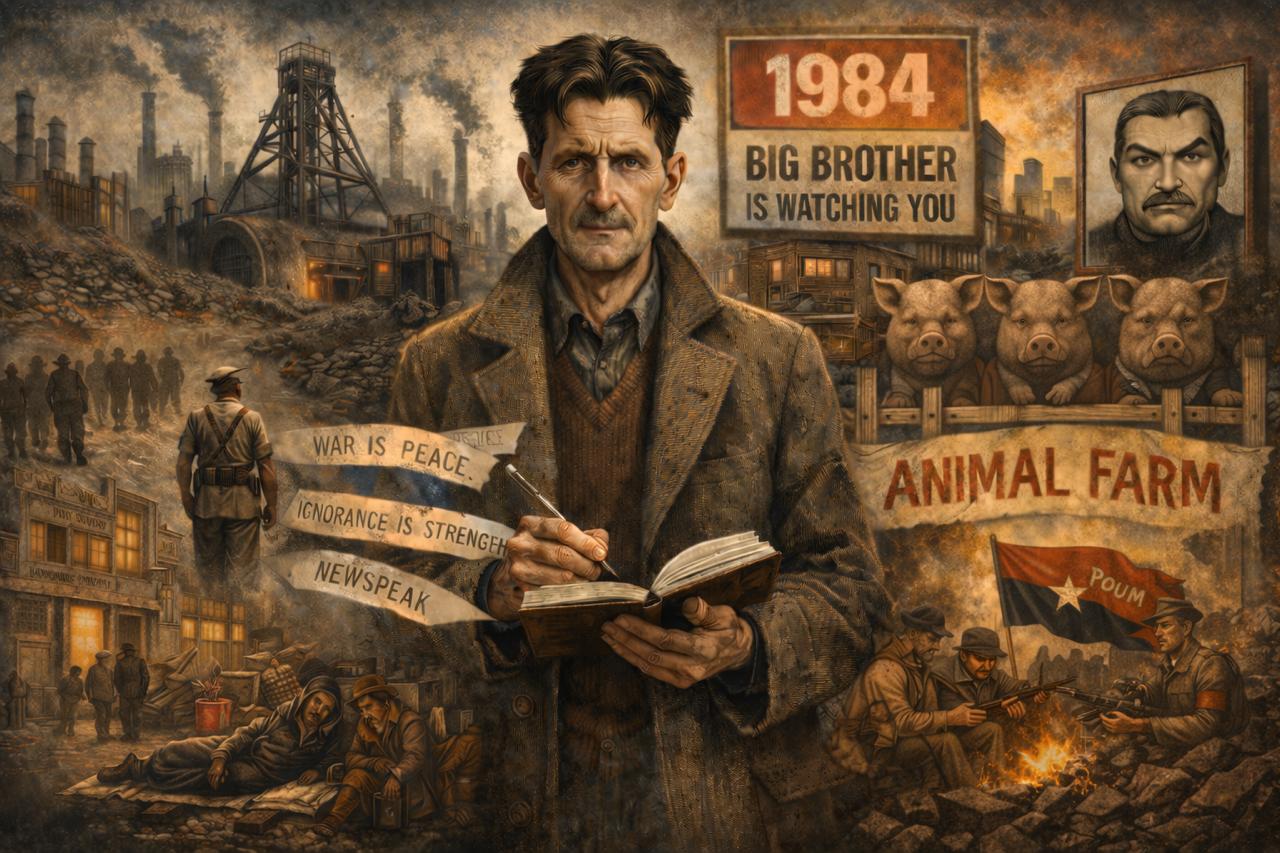 Hommage à George Orwell - Une vie contre le mensonge