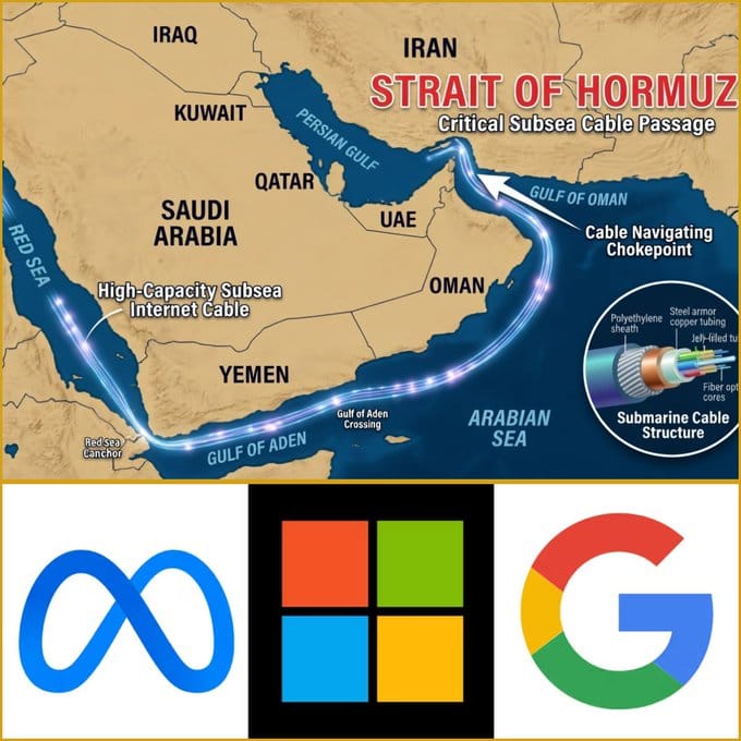Détroit d’Ormuz : l’Iran cible les câbles sous-marins des géants américains