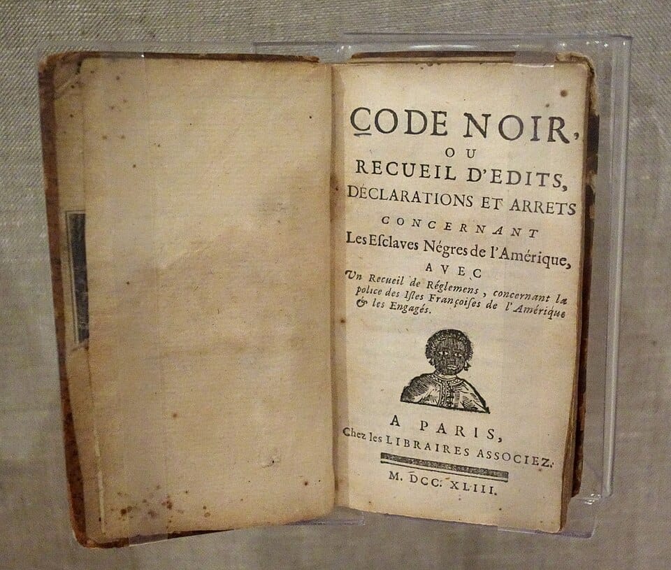 Code noir abrogé : l'unanimité qui divise
