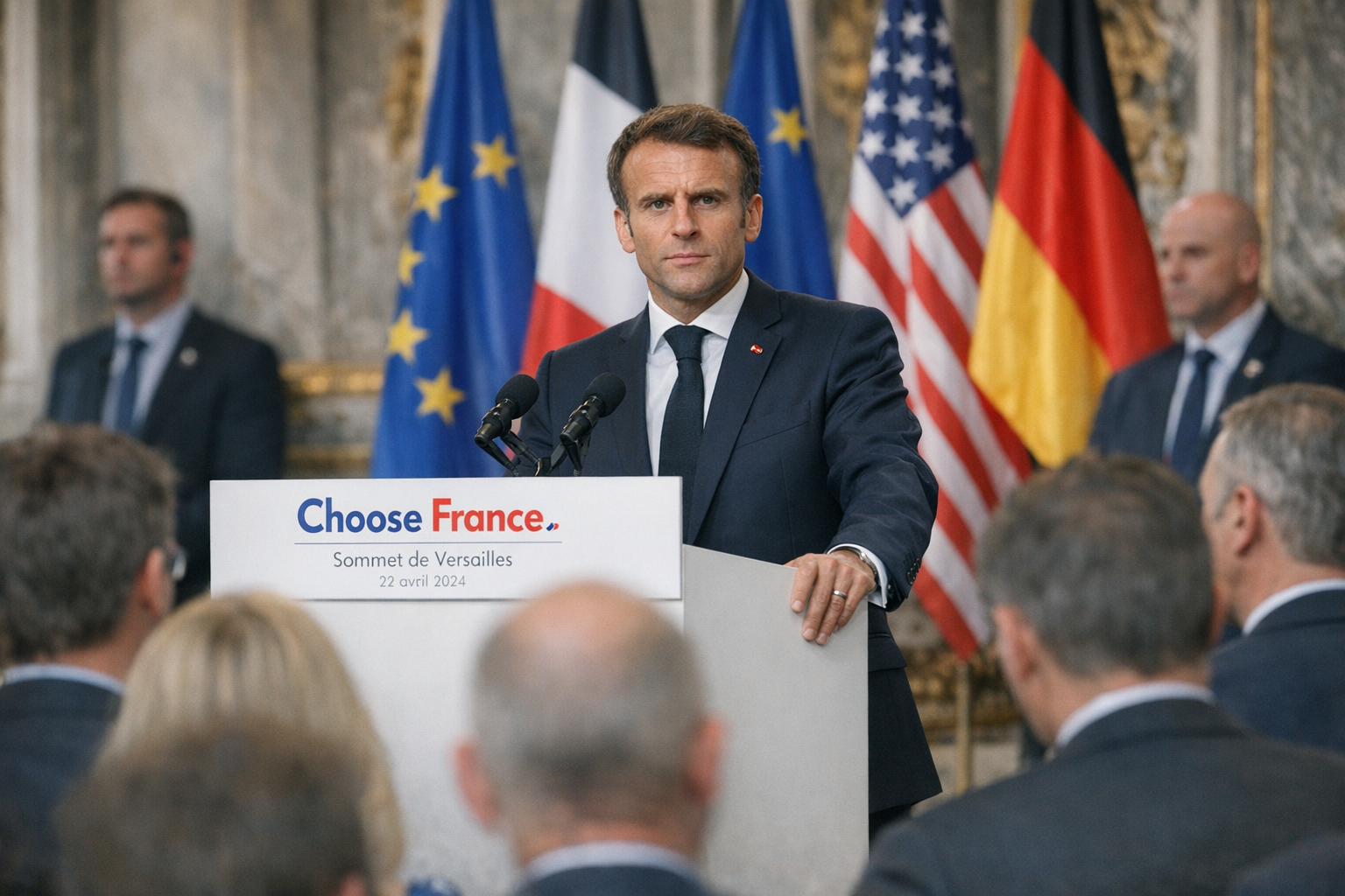 « Choose France »: 93 milliards d’euros d’investissements annoncés, selon Macron