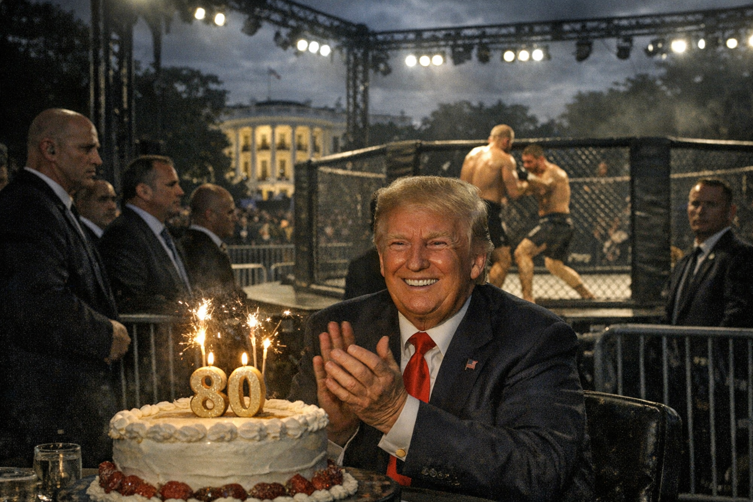 À Washington, Trump transforme ses 80 ans en spectacle de MMA avant le G7