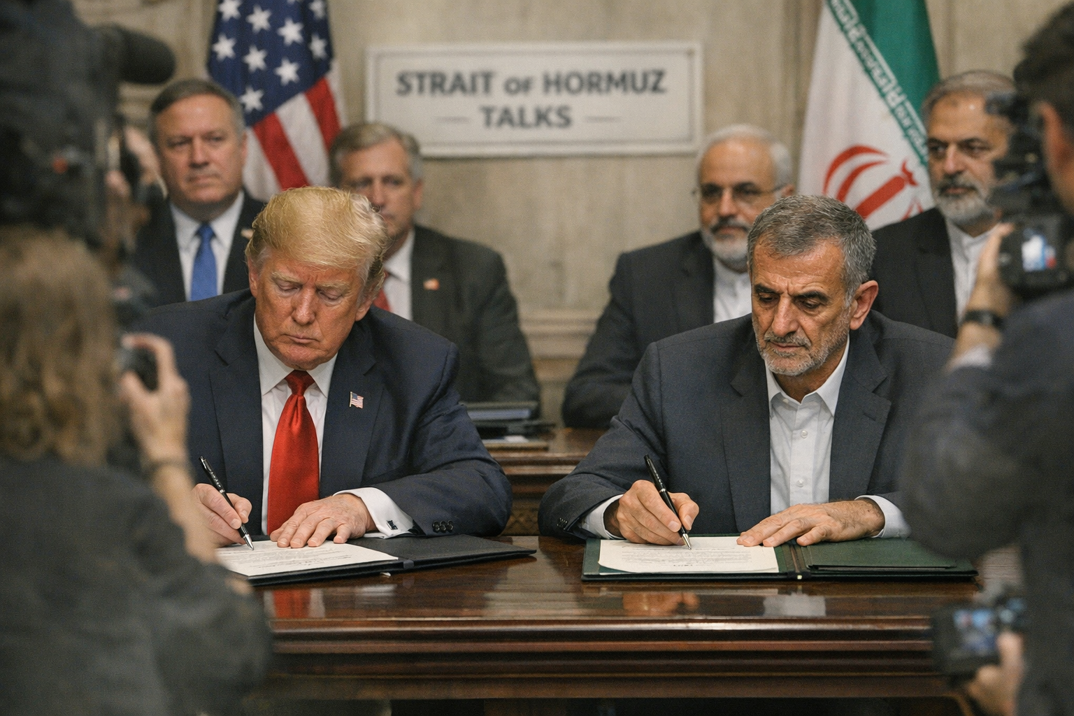 Washington et Téhéran signent un accord prévoyant la réouverture d’Ormuz et un allègement des sanctions