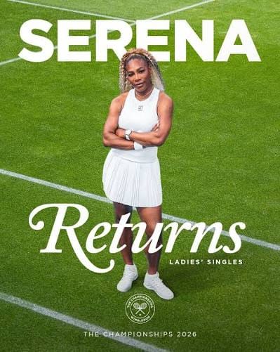 À 44 ans, Serena Williams fera son retour en simple à Wimbledon