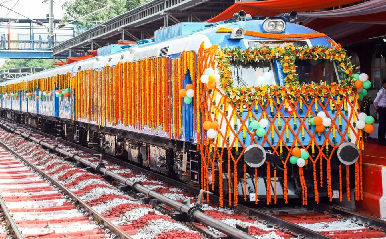 L’Inde inaugure son premier train à hydrogène