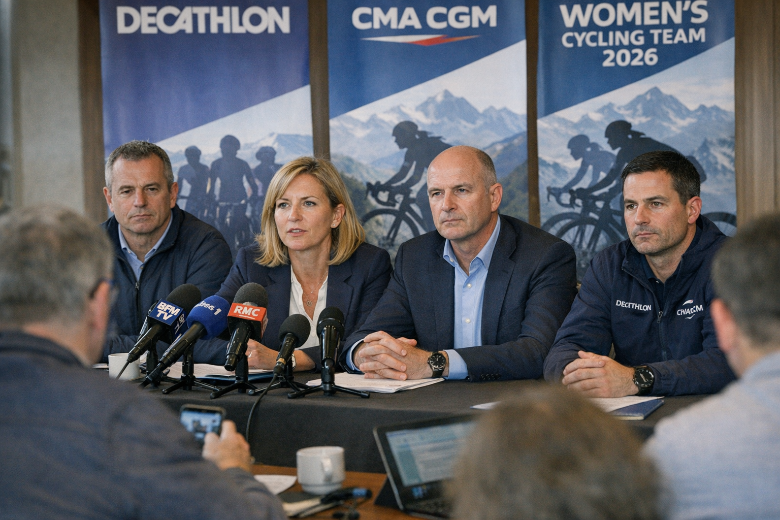 Cyclisme: Decathlon CMA CGM lancera une équipe féminine en 2026