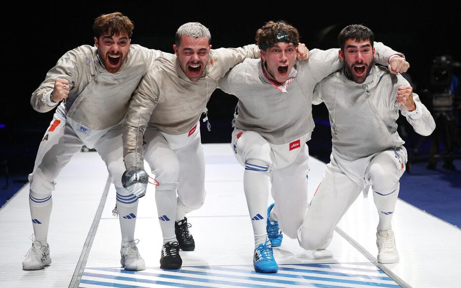 Les sabreurs français décrochent l’or mondial, unique titre tricolore à Hong Kong