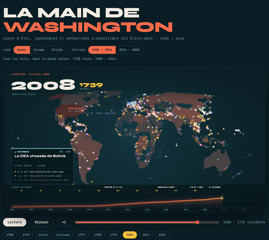 Ils ont cartographié la menace russe. On a essayé avec les États-Unis