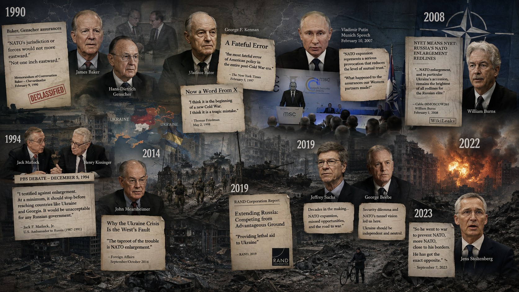 Ukraine, une guerre annoncée, évitable et qui finira en tragédie
