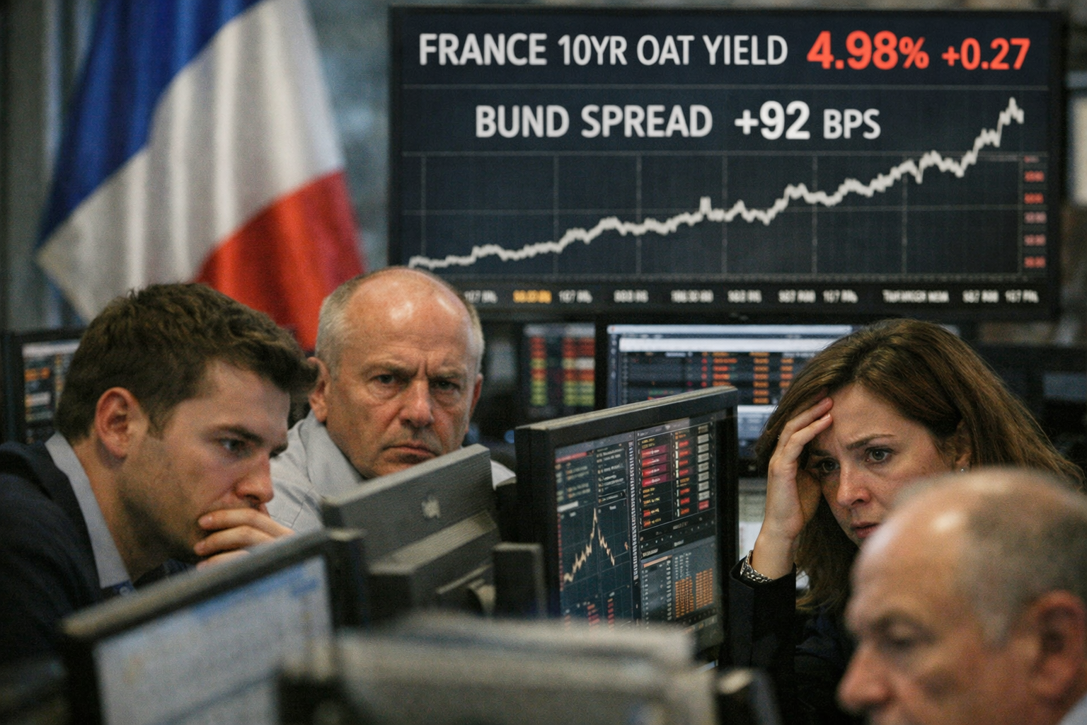 La dette française paie le prix fort des marchés